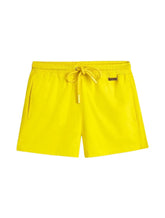 Charlie Yellow Kids Quick-Dry Swim Shorts