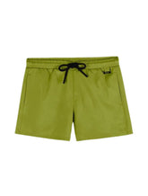 Charlie Kids Olive Green Quick-Dry Swim Shorts
