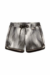 Finn Black Optical Swim Shorts