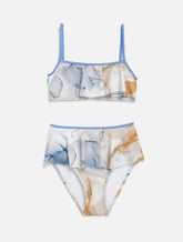Carlotta Blue Abstract Kids Bikini