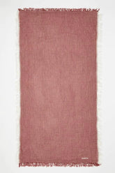 Ibiza Red Ochre/Ecru Towel
