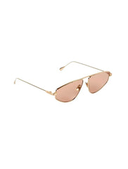 Sting Brown Rose Gold Sunglasses