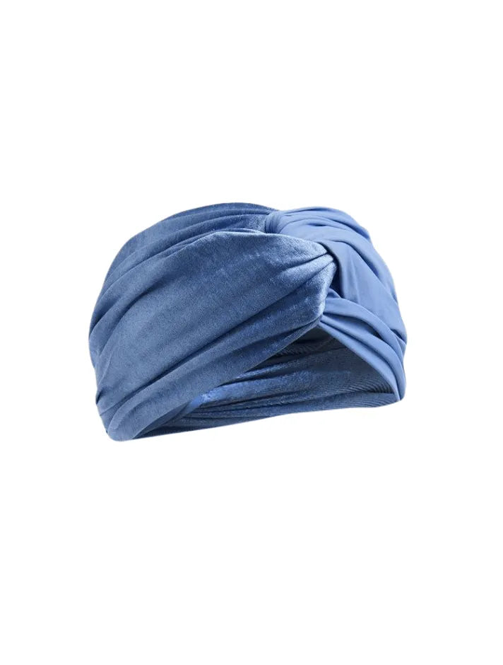 Josie Blue Satin Headband