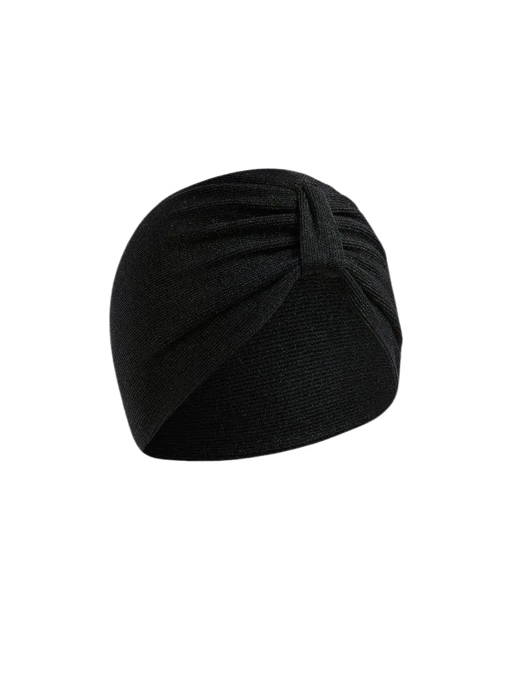 Noor Shiny Black Headband