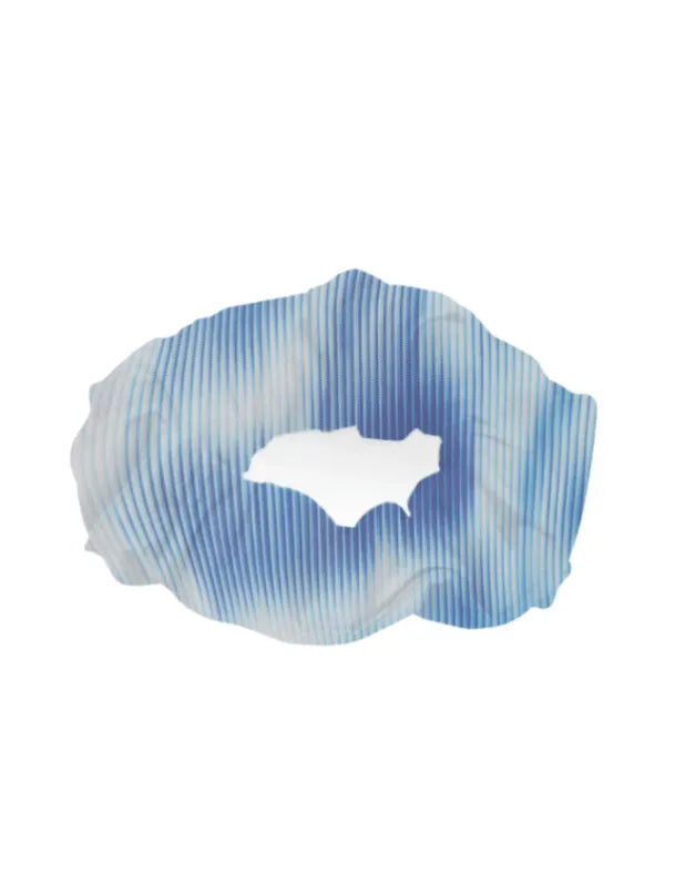 Peggy Blue Degraded Scrunchie
