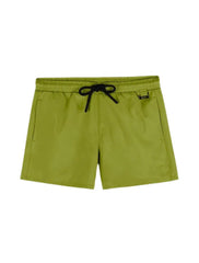 Charlie Kids Olive Green Quick-Dry Swim Shorts