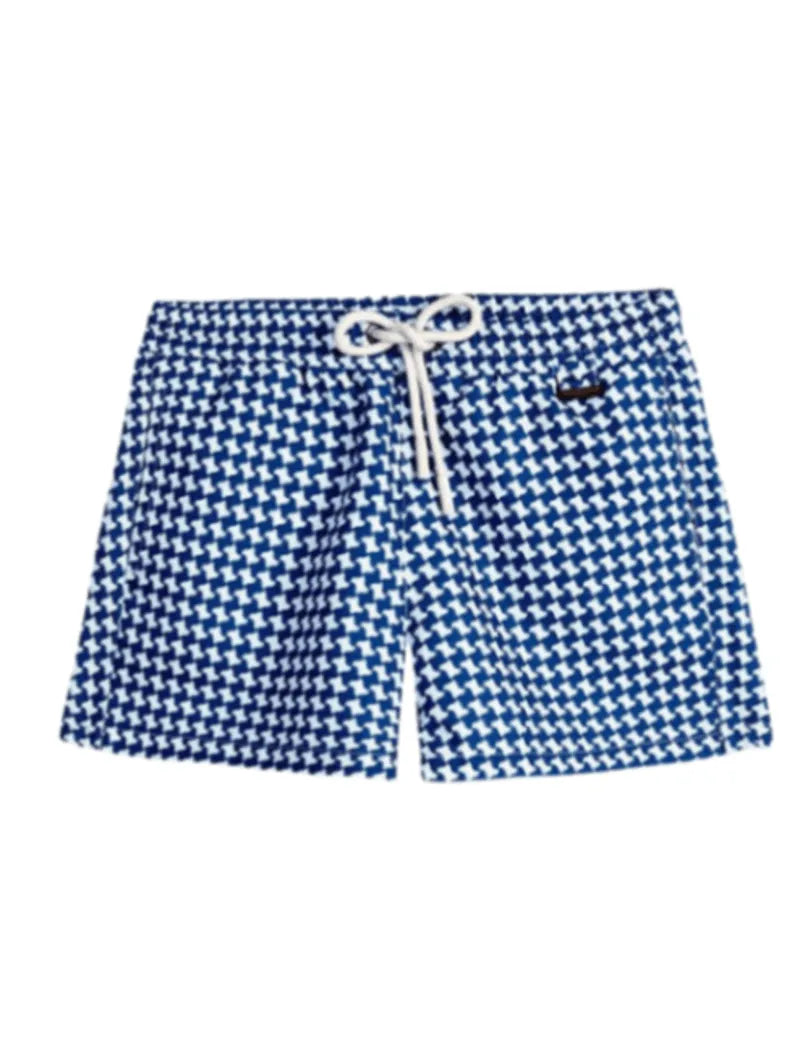 Charlie Blue Mirage Boys' Quick-Dry Swim Shorts
