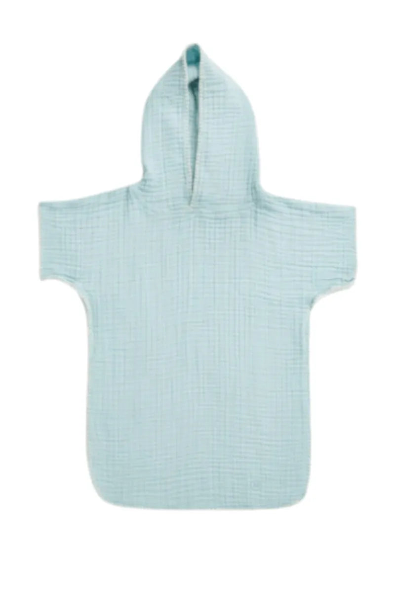 Piccolo Blue Kids Hooded Poncho Towel