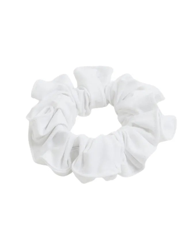 Peggy White Scrunchie