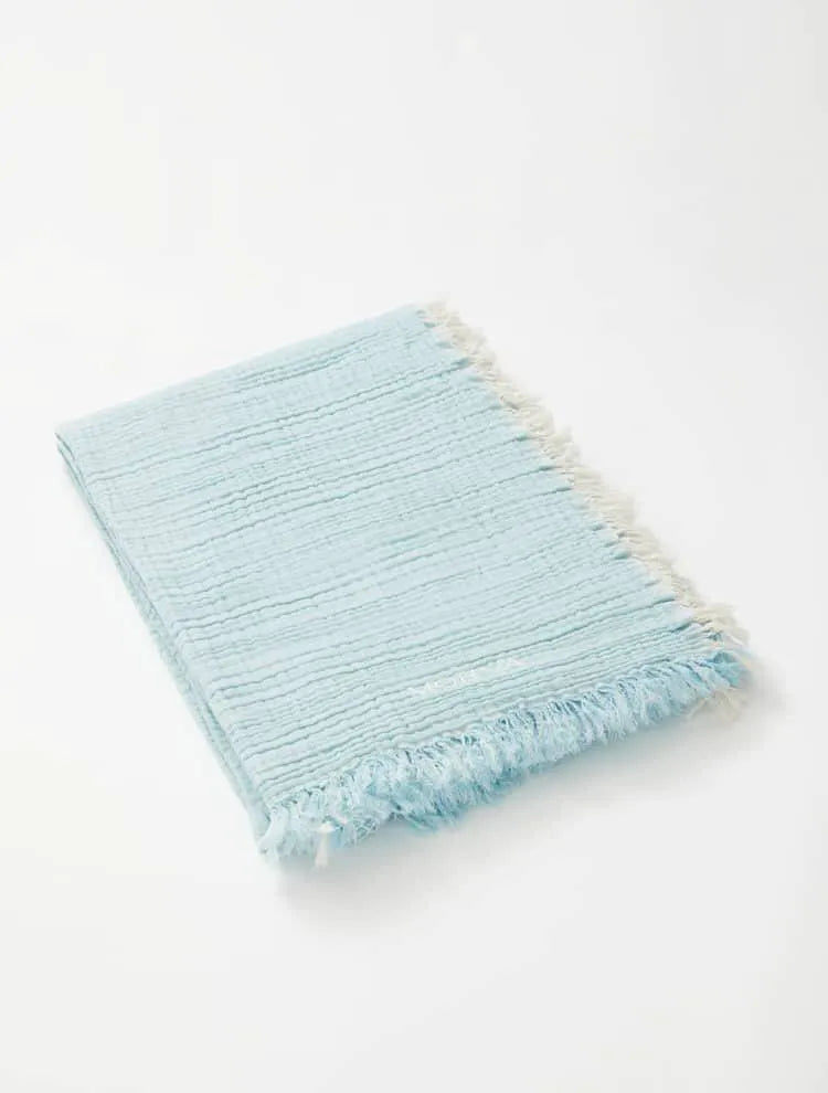 Ibiza Blue/Ecru Towel