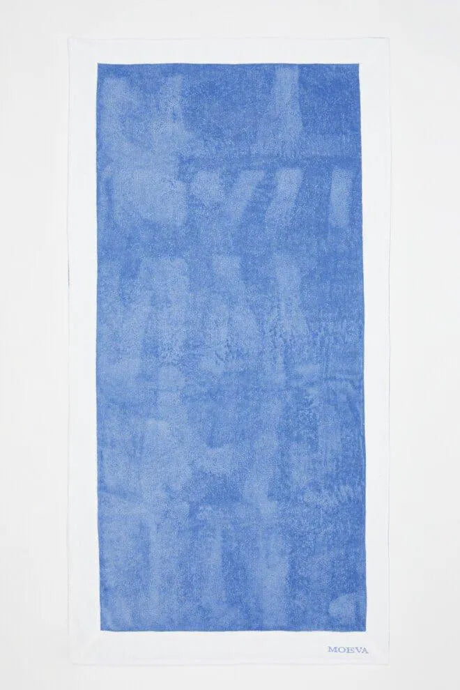 Monaco Blue/White Towel