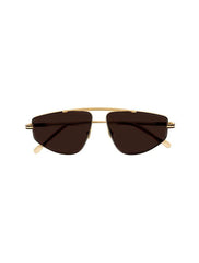 Sting Slim Aviator Sunglasses with Gold Frame and Matt Black Finish